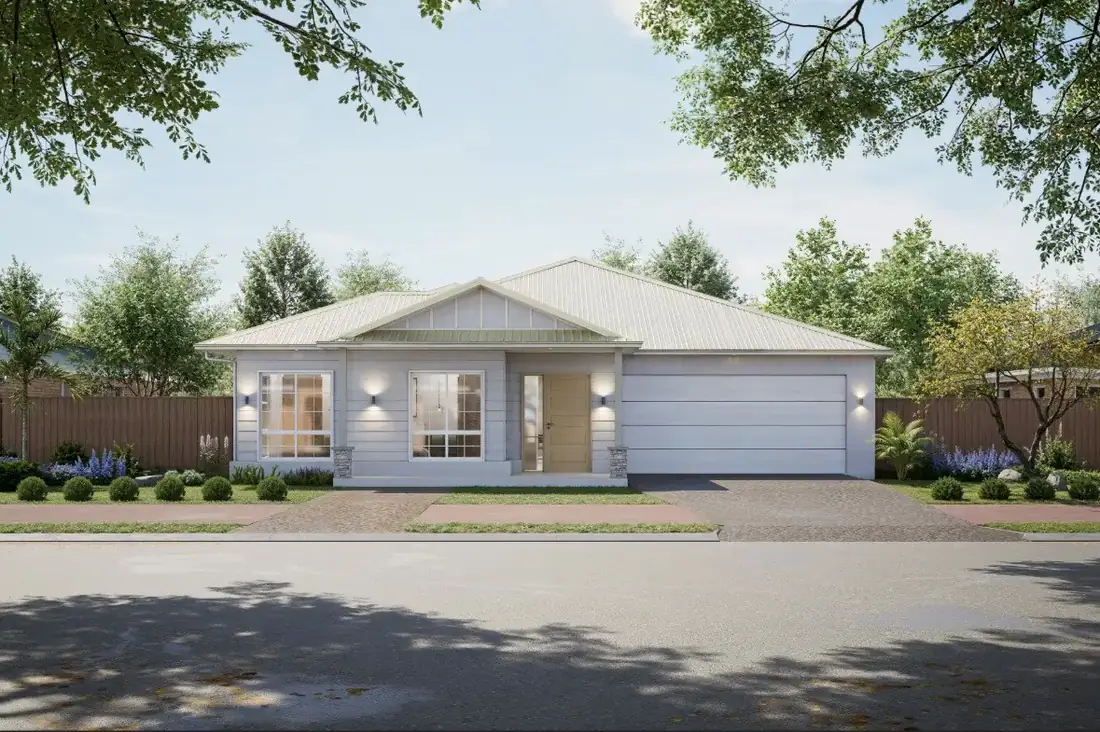 3D render of the Amali Homes facade at Gulawa Rise, Toowoomba