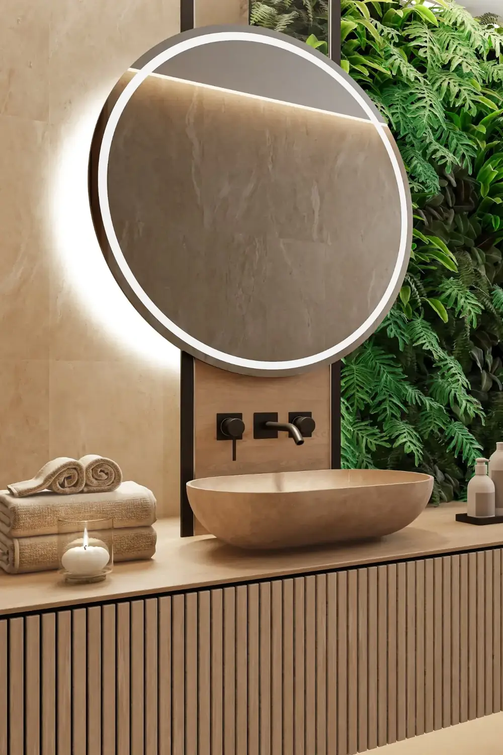 Premium bathroom detail